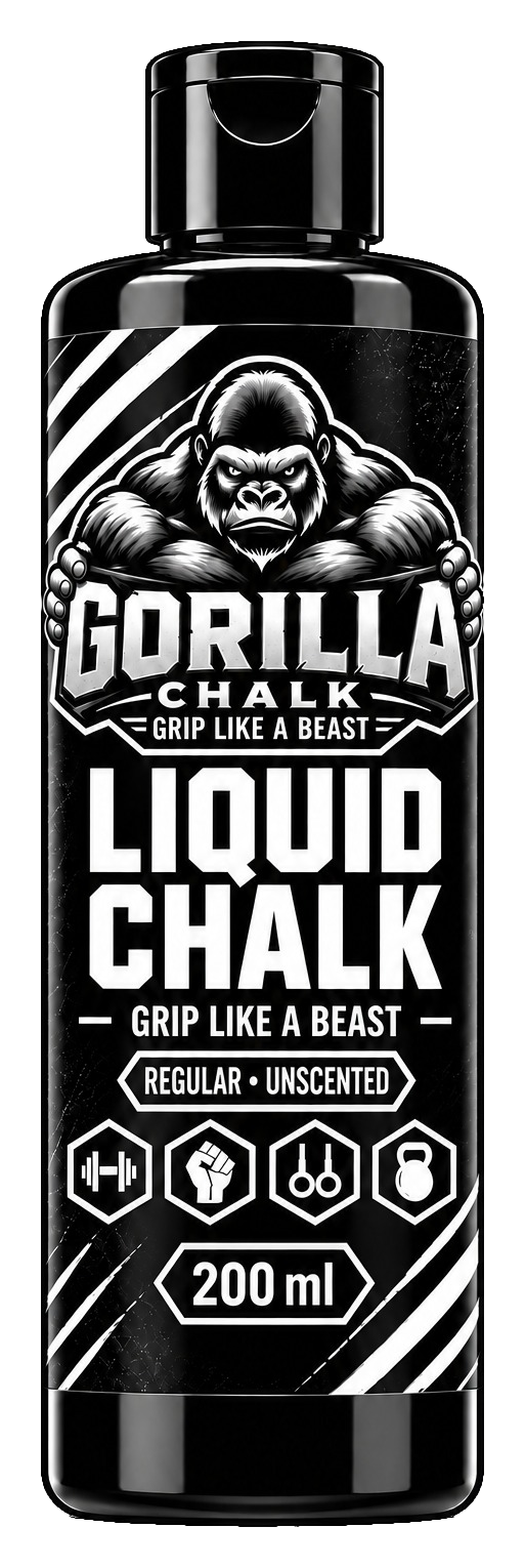 Gorilla Chalk Unscented liquid chalk bottle, 200 mL, front label