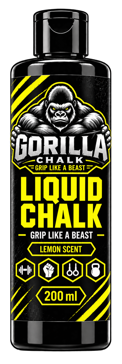 Gorilla Chalk Lemon liquid chalk bottle, 200 mL, front label